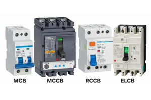 MCB vs MCCB vs RCCB vs ELCB: Guia de comparação completo