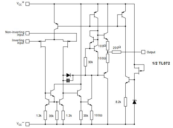 TL072 Schematic Circuit