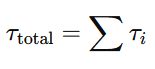 total time constant formula