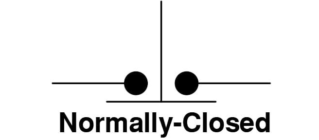 Normally Closed (NC) Push Button Switch Diagram