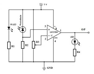 IR Sensor Circuit Diagram