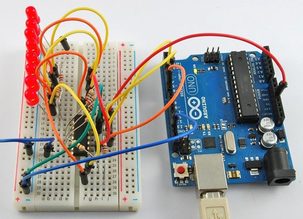 SIPO Serial to Parallel Example